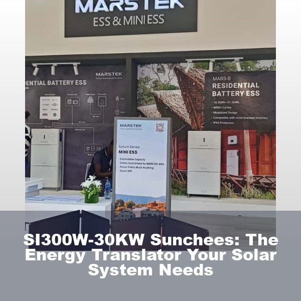 SI300W-30KW Sunchees: The Energy Translator Your Solar System Needs